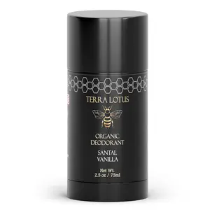 Terra Lotus - Organic Deodorant - Extra Strength 24 Hour Odor Protection for Women & Men - Handcrafted in USA - Aluminum Free and Baking Soda Free - (2.5 Oz)