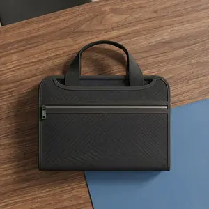 Portable Fireproof Waterproof Document Bag, Large Capacity Expandable File Organizer Briefcase, with Colorful Labels for Classification, for Travel, School, Business, Fire & Water Resistant Document Holder for Legal Documents & Cash-YY0