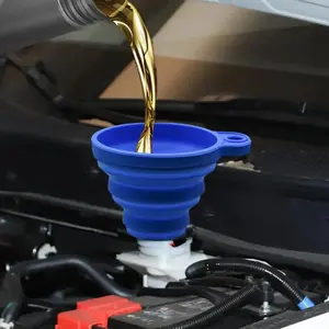 Car Oil Change Filling Drip Pan, Portable Silicone Oil Change Drip Pan Quick Oil Change Solution