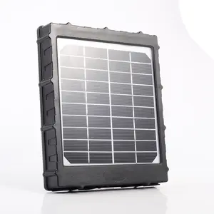 Trail Camera Solar Power Panel 8000mAh 3W Supporting 12V 9V 6V for All 3G 4G Hunting Game Camera or Deer Feeder