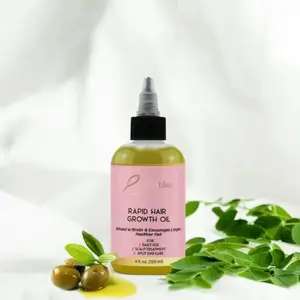 Byenblan Rapid Hair Growth Oil Infused with Biotin for Longer Healthier Hair 4 fl oz Daily Use Split End Care