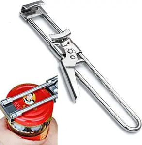 Zengxiaoyun® Master Jar & Bottle Opener, Adjustable Multifunctional Stainless Steel Can Opener Jar Lid Gripper, Manual,Kitchen Accessories zengxiaoyun Jam