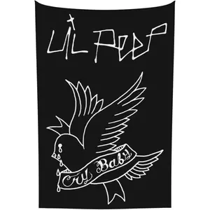 WRKLGXZ Lil Music Peep Tapestry for Bedroom Livingroom Dormitory Wall Hanging Decor Tapestries 60"x40"