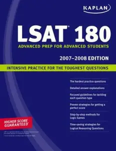 USED-Kaplan LSAT 180 2007-2008 by Kaplan (Paperback)