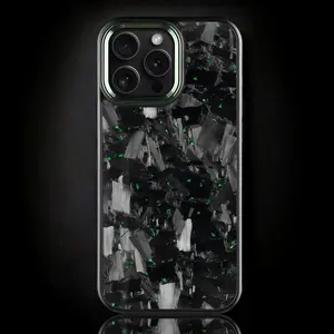BOLD FORGED Carbon Fiber x Accent | Green | iPhone