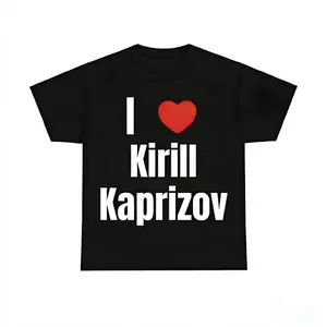 Game Day Apparel Cotton T Shirt I Heart Kirill Kaprizov Fan Graphic