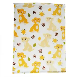 Funny Blankets Simba Lion King Super Soft Throw Blanket for Kids Cute Cartoon Bedspread Perfect for Sofa Bedroom Decor Home Textiles Christmas Present