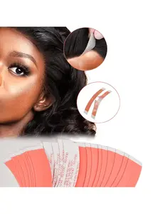 36 Pcs / Lot Transparent On Both Sides Strong Super Fixed Hair System Adhesive Tape Extended Lace Wig Waterproof And Sweat Wig Tape Hair Extensions Tape