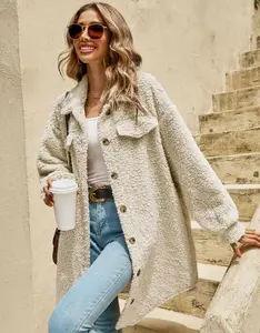 Full length sherpa jacket
