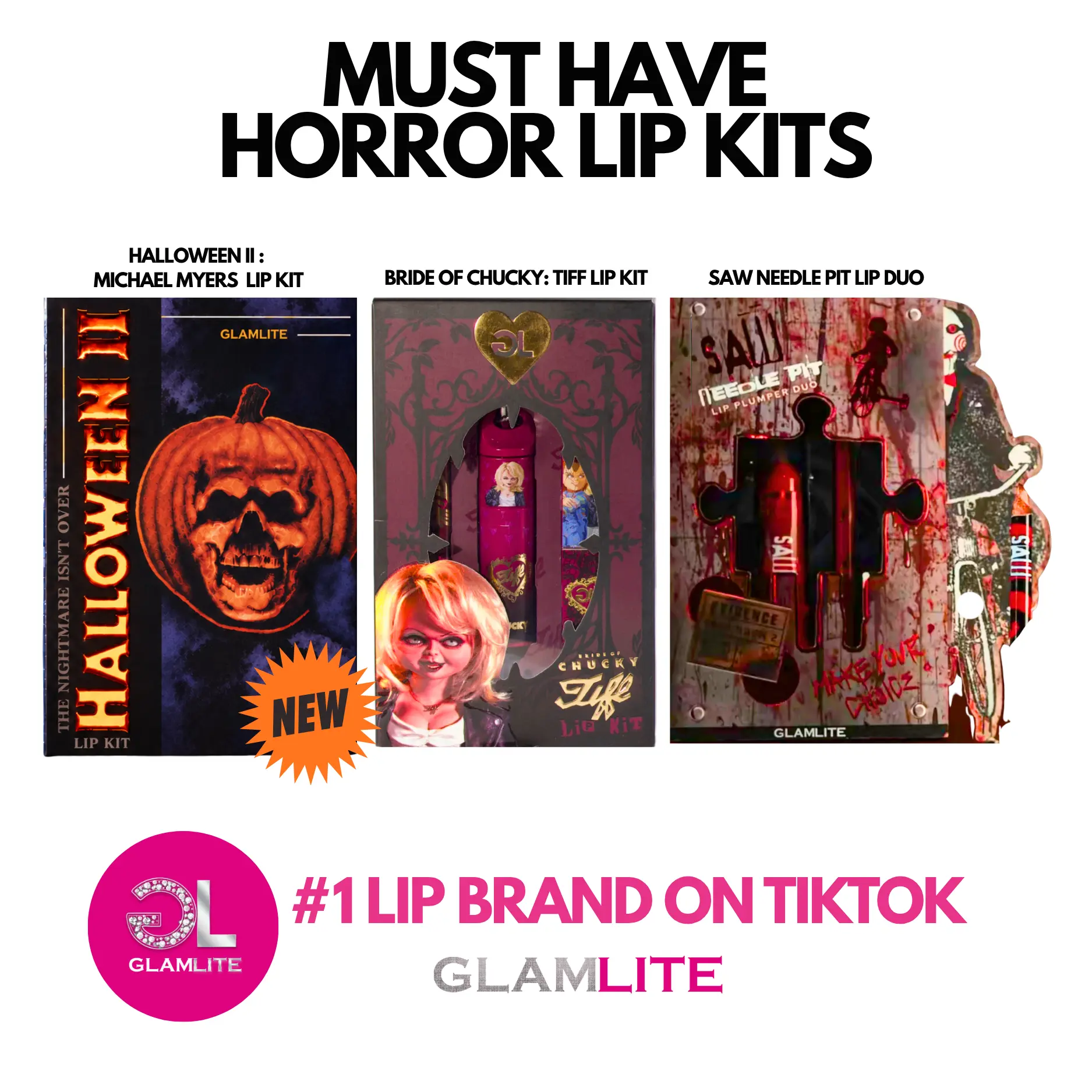 Glamlite Horror Lip Kits