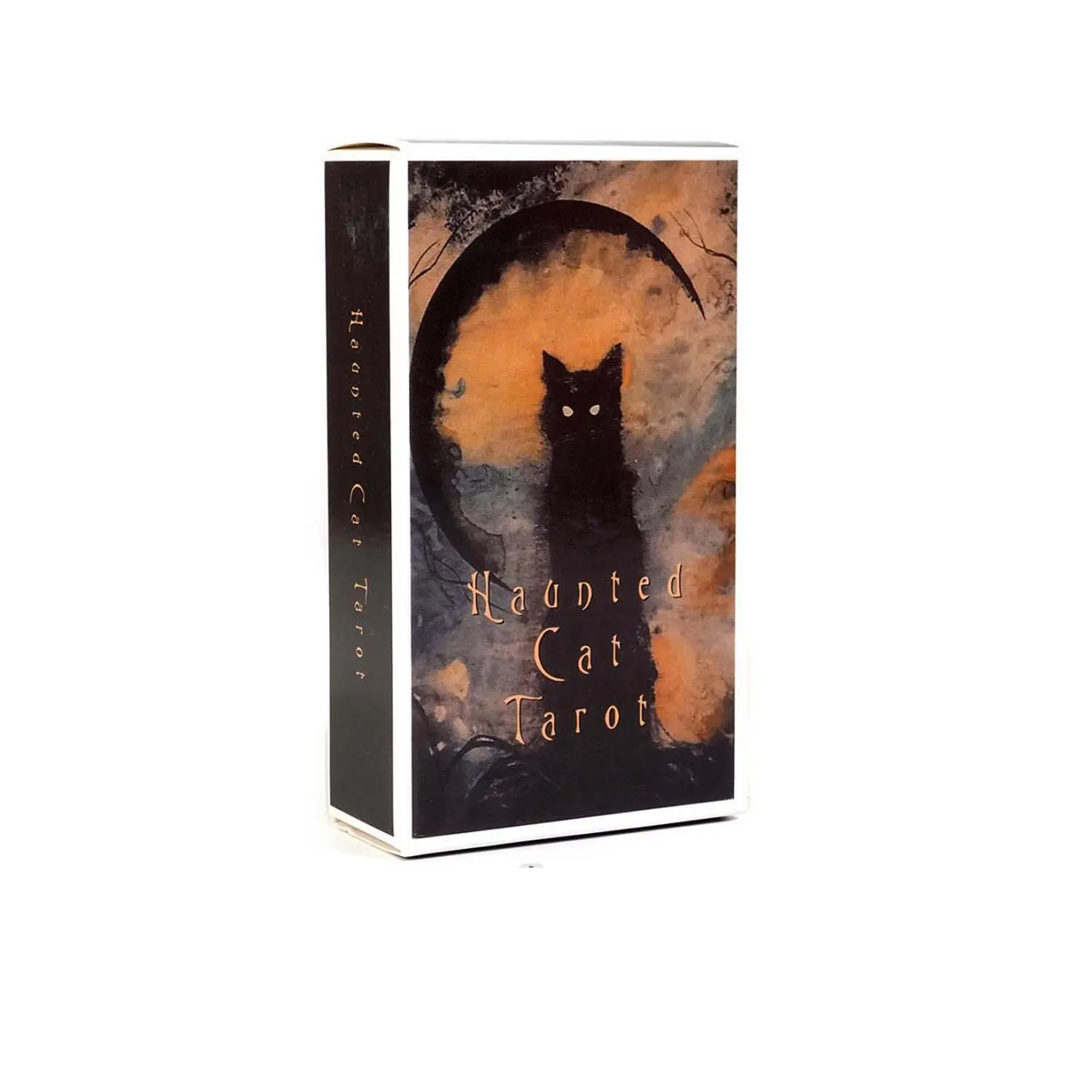 Haunted Cat Tarot Deck, 78 Card Set for Fortune Telling, Spiritual Exploration, Ideal Gift for Enthusiasts, Tarot Cards, Perfect for Christmas