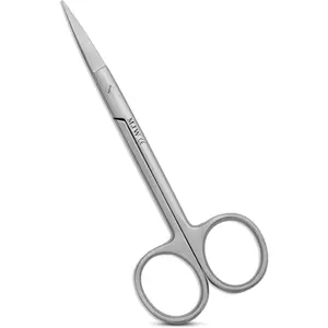 Professional Fingernail Scissors for Manicure Care, Precision Nail Grooming Tool for Mustache Trimming and Eyebrow Shaping, Sharp Stainless Steel Beauty Shears