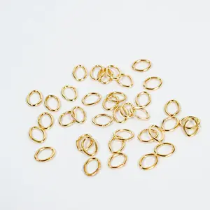 Gold Oval Jump Rings Gold Oval Jump Rings