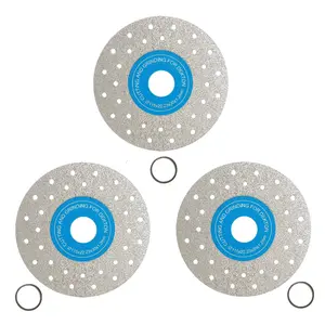 Gray Granite-Specific Ceramic Tile  & Edging Disc, 2-in-1 for Wet/Dry Use, Flat , 45° Beveled , for  Grinders walls mm 115 tool diamond metal thin decorte disco rock slab ultra-thin  saw wine bottle cutting blades Angle Grinding Wheel