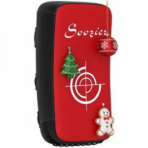 Soozier Curved Kick Shield, 16.5 in Muay Thai Pad Punching Pad for Martial Arts, Karate, Kickboxing, MMA, Taekwondo x 1 Unit