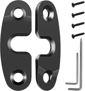 [Mother's Day Gift] Upgrade Aluminum Alloy Sun Visor Repair Kit Heavy Duty Visor Mounting Clips Compatible with Jeep Wrangler JK JKU 2018/ Wrangler JL JLU 2018-2023/ Gladiator JT 2020-2023 Car Vehicle Car Accessory