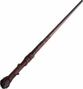 Wizard Wand - Handicraftviet - Hand Carved Wooden Magic for Witchcraft & Cosplay, Perfect Gift for Halloween and Birthday Celebrations - 15 inch.