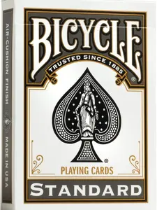Bicycle Black Playing Cards, Standard Index, 1 Deck
