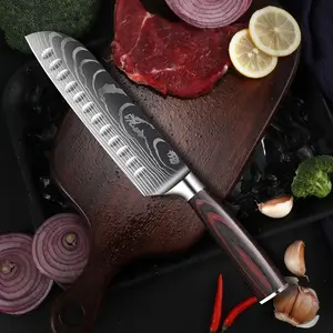 Professional Japanese Kitchen Knife Set, Multipurpose Durable Stainless Steel Cutting Tools, Ideal for Meat & Vegetable Prep, Ergonomic Handle Design