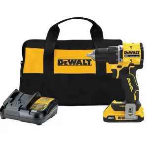 DEWALT ATOMIC 20-Volt Lithium-Ion Cordless Compact 1/2 in. Drill/Driver Kit with 2.0Ah Battery, Charger and Bag