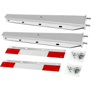 2 1/2" Bolt Tapered Mud Flap Hangers for Semi  Mudflaps Bracket Spring Loaded Semi Mudguard Hanger