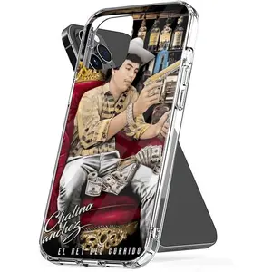 Phone Case Chalino Shockproof Sanchez Birthday Corridos TPU Cover Protect Compatible with iPhone17 16 15 14 Pro Max 13 12 Mini 11 X Xs Xr 8 7 6 SE Plus Clear