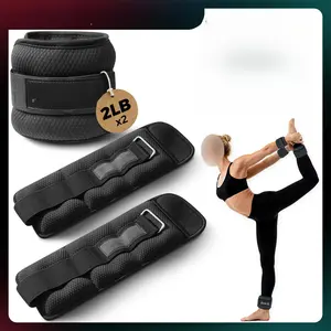 Ankle and Wrist Weights for Women & Men, 1 Pair 1/2/4/6/8/10 LBS Leg Weight with Sleek Design & Secure Fit, Arm Weighted Set for Walking, Running, Home Fitness & Physical Therapy