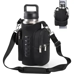 Magnetic Gym Bag with Phone Pocket & Water Bottle Holder, Portable Locker Bag with Strong Magnets & Shoulder Strap, Gym Accessories Organizer for Workout & Travel, Athletic Bag, Training Bag