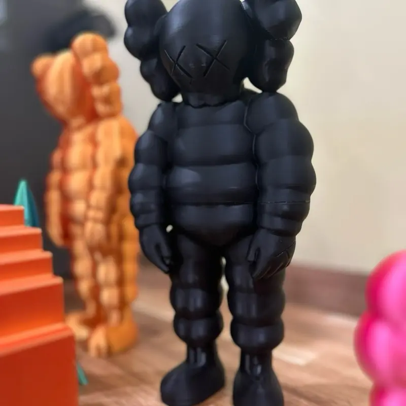 Kaws Figurine 3D Printed Collectible Art Piece Unique Design for Home Decor