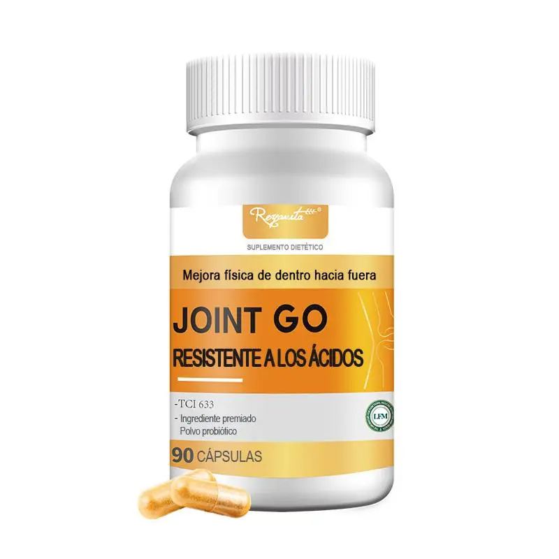 Royavita Triple-Strength Joint Health Supplement with Glucosamine Peptide, Probiotic Powder, Streptococcus thermophilus Powder, and Bacillus coagulans - 90 Capsules - 1