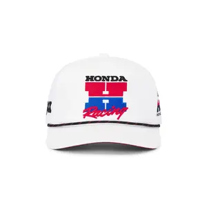 Fox Racing x Honda Snapback Hat in Off White