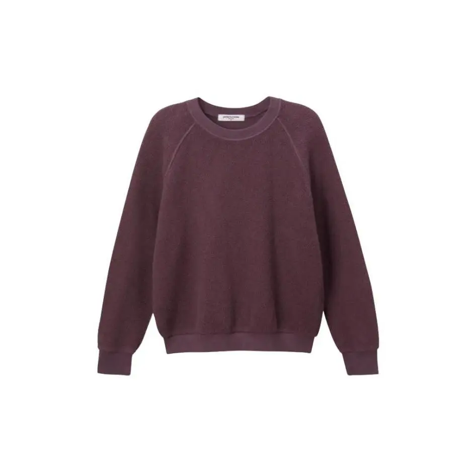 Perfect White Tee - Ziggy Inside Out Fleece Long Sleeve Sweatshirt