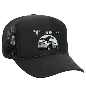 Tesla Model X Snapback Hat - Premium Black Hat for Men and Women with Free Shipping