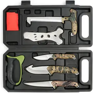 Hunting Field Dressing Kit - Portable Butcher Game Processor Set (8-Piece)