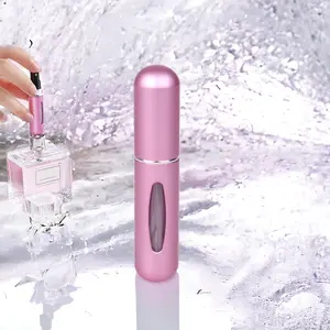 Portable Mini Refillable Perfume Atomizer Bottle Atomizer Travel Size Spray Bottles of 5ml/0.2oz Container Fragrance Lightweight Organiser