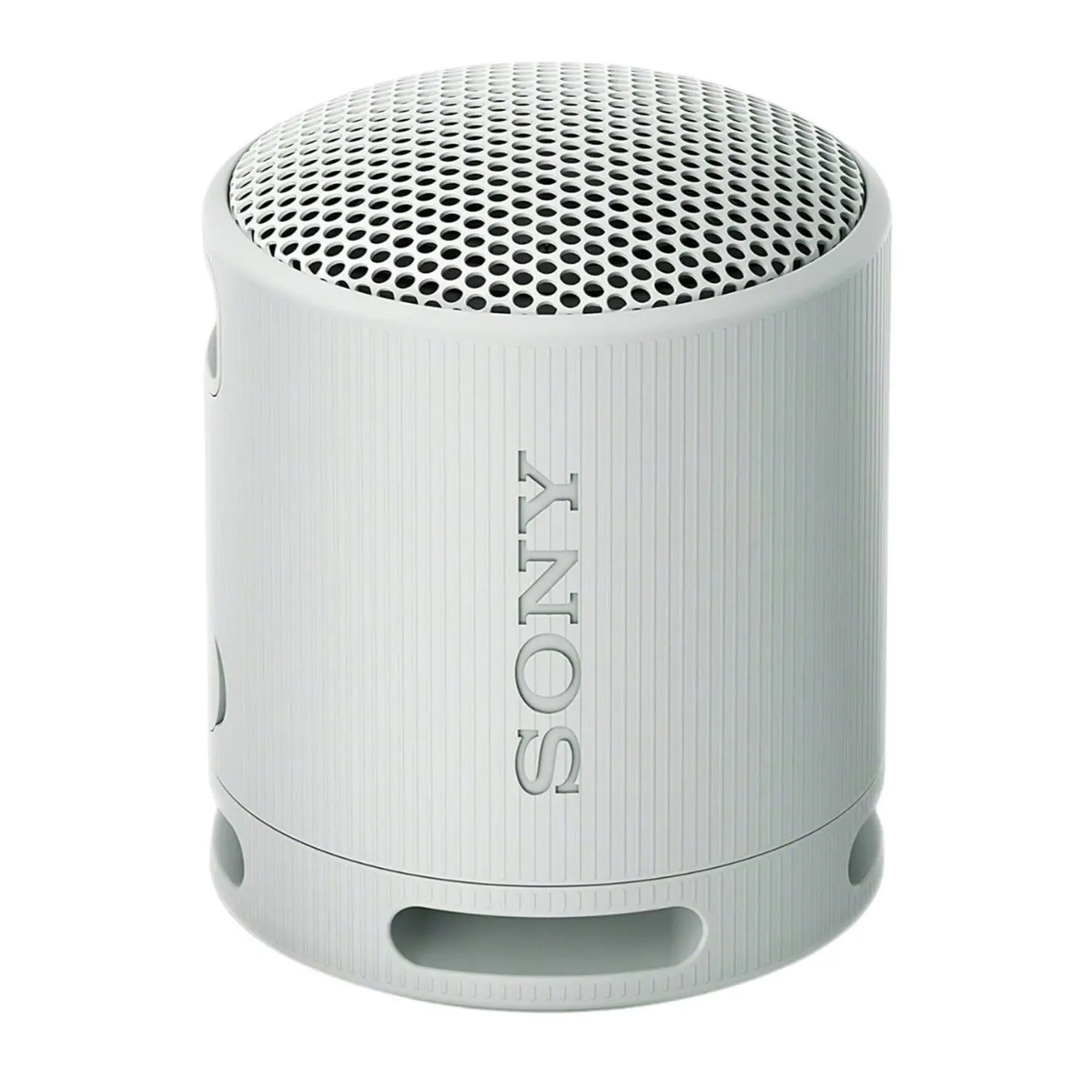 SRS-XB100 Wireless Bluetooth Portable Lightweight Compact Travel Speaker with Strap (Gray) for Sony