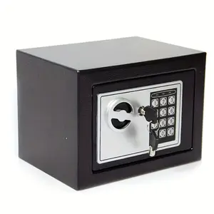 Security Box Anti-Theft Password Security Box Security Locked Cabinet Anti Theft Safes For Home Office Hotel Business Steel Safe Box Sold by Top - notch Quality