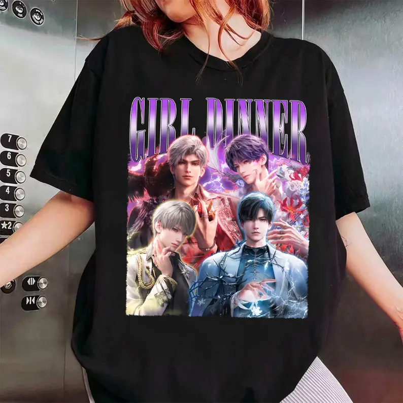 Girl Dinner Vintage T-Shirt, Gift For Women and Man Unisex T-Shirt