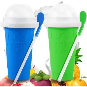 Slushie Maker Cup, Frozen Magic Slushy Maker Cup, Slushy Cup for Juices, Milk and Ice Cream Make, Portable Frozen Magic Slushie Maker for Kids