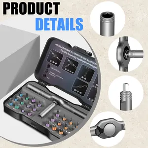 24-in-1/42-in-1/66-in-1 Magnetic Screwdriver Set, DIY Ratcheting Screwdriver Set, Multi-head Magnetic Drive Set with Detachable Ratcheting Handle, Portable Compact Repair Tool Kit, Wear-resistant and Non-slip Screwdriver Tool Combination