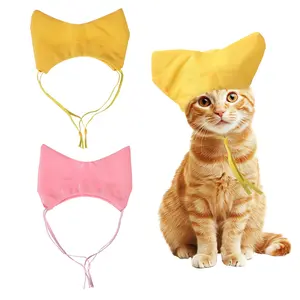 PETAXCELL Cat Shower Cap, Dog Shower Caps with Adjustable Strap, Reusable Waterproof Pet Ear Cover Protection Bathing Accessories 2pcs/Intended for Kitten/Small Puppies