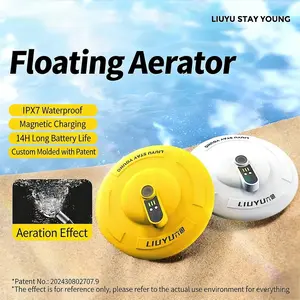 Live Bait Aeration Pump, IPX7 Waterproof, Magnetic Charging, Portable Lightweight Design, Three Adjustable Wind Speeds, 20-Hour Runtime, Suitable for Outdoor Fishing, Emergency Power Outage Use, and Live Fish Transport