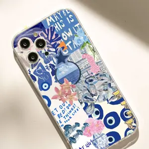 Underwater Creatures Clear Case Anti Drop for iPhone 15 16 17 Pro Max 14 All Models