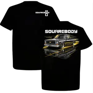 Men's Chevy Squarebody C10 Tshirt - Vintage 73-80 Truck Graphic Tee - Classic Chevrolet Pickup Enthusiast Apparel - Retro Car Guy Gift
