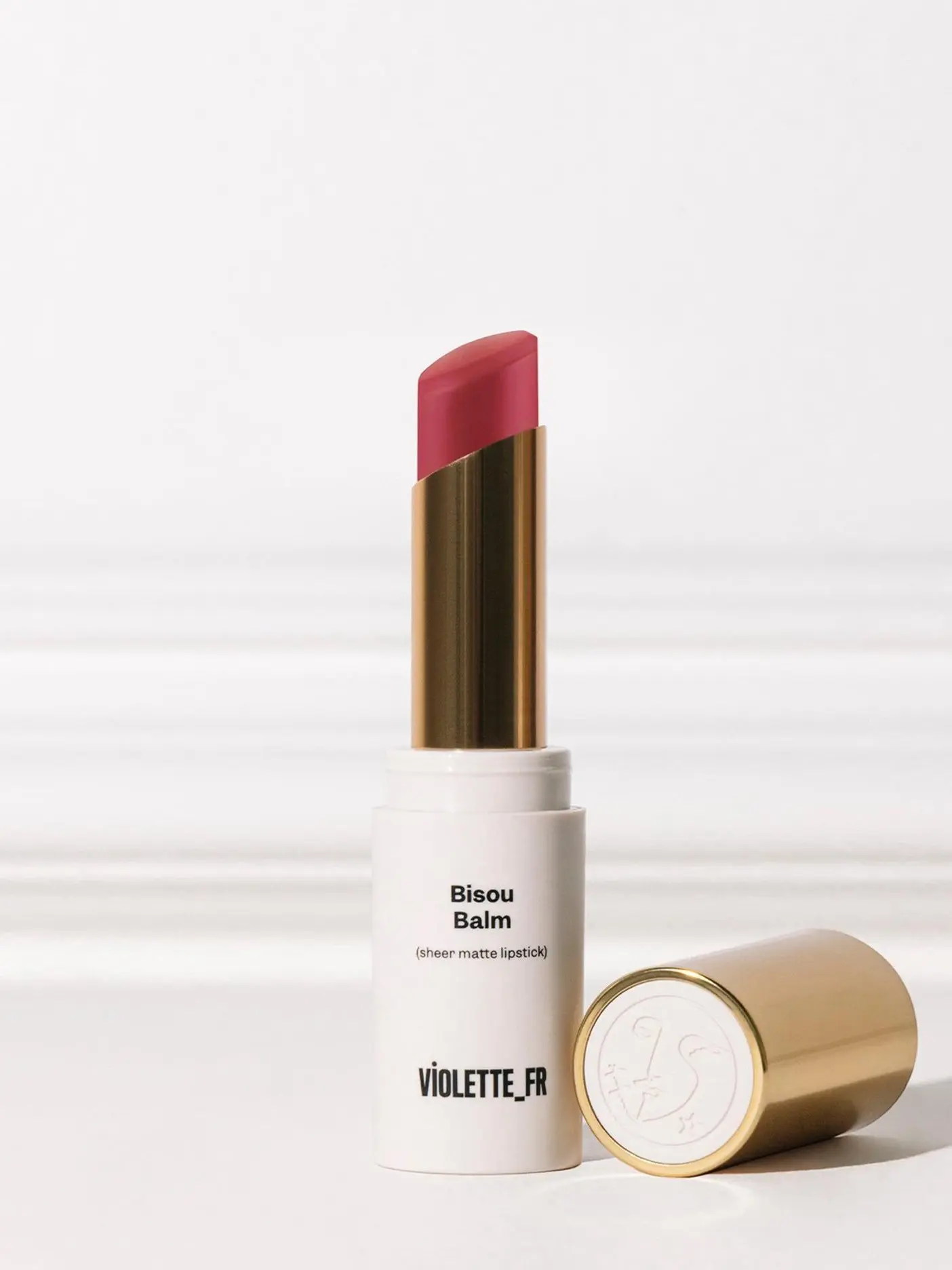 VIOLETTE_FR Bisou Balm - Rose Latte - Sheer Matte Lipstick