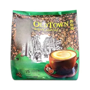 OLD Town 3-in-1 White Hazelnut Coffee Premix - No Creamer or Sugar Needed, Easy Instant Coffee Sticks, 35-40g Each