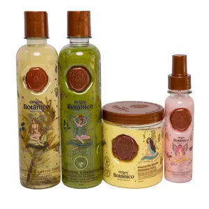 Origén Botánico Shampoo Rosemary + Treatment Avocado Plex + Hair Mask SOS & Heat Protector Set for Hair Care