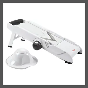 OXO Plastic Mandoline Slicer Compact White VBlade ABS 4 Blades Dishwasher-Safe