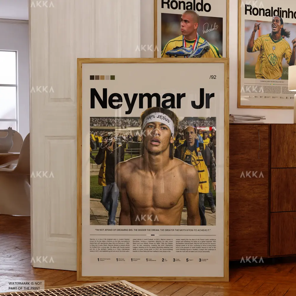 Neymar Jr - Santos FC poster