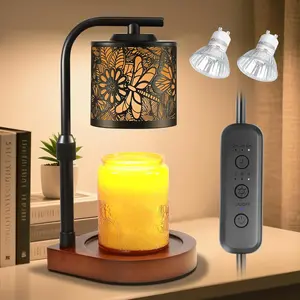 Candle Warmer Lamp with Timer & Dimmer- Electric Wax Melt Warmer with Adjustable Height for Scented Candles,  Decor  and House Warming Birthday Gifts for Women Mom